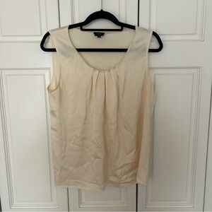 Vintage Talbots Cream Sleeveless Top